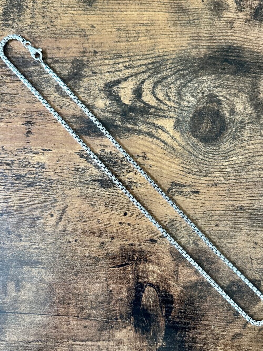 David Yurman Medium Box Chain Necklace - 3.6mm - 22"